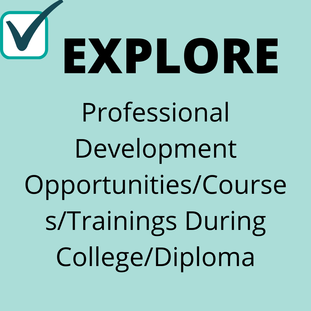 Explore Professional Development Opportunities during College and Studying