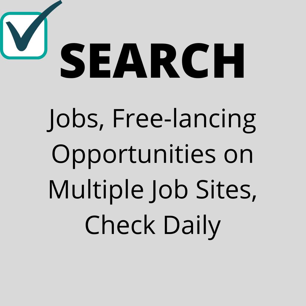 Search for Jobs Freelancing and Self Employment Opportunities